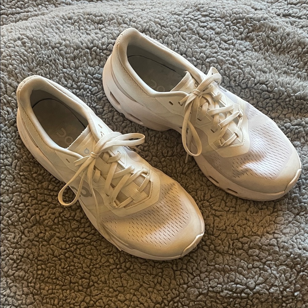 White On Running Sneakers